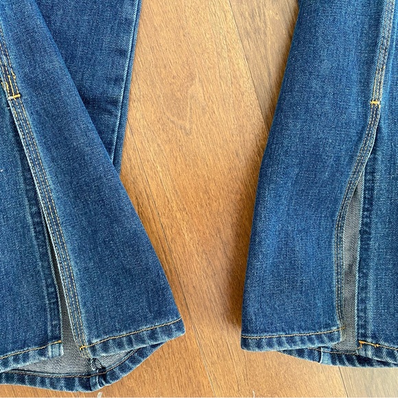 Earl Jeans flair wide leg jeans with slits on both sides of legs. Size 28 - Picture 4 of 7